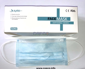 Immagine di MASCHERINE CHIRURGICHE CE FDA CONFEZIONE 50pz - MIN. ORDINABILE 2 CONFEZIONI